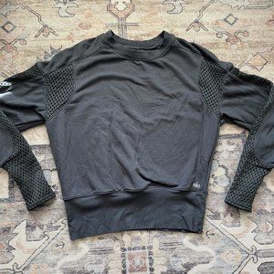 ALO Yoga Formation Mesh Long Sleeve Sweater